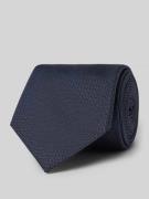 Willen Krawatte aus reiner Seide mit Label-Detail in Marine, Größe 1