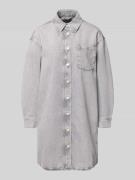 Marc O'Polo Denim Loose Fit Jeanskleid aus reiner Baumwolle in Hellgra...