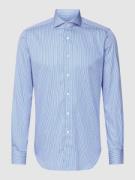 XACUS Regular Fit Businesshemd mit Streifenmuster in Royal, Größe 40