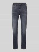 BOSS Slim Fit Jeans aus Baumwoll-Mix Modell 'DELAWARE' in Mittelgrau, ...