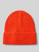 ICHI Strickmütze mit breitem Umschlag Modell 'IAIVO' in Orange, Größe ...