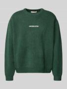 ANOTHER COTTON LAB Strickpullover mit gerippten Abschlüssen in Oliv, G...