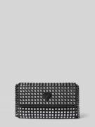 Guess Umhängetasche mit Ziersteinbesatz Modell 'ZALINA' in Black, Größ...