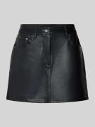Calvin Klein Jeans Minirock in Leder-Optik in Black, Größe L