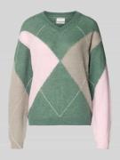 Fynch-Hatton Strickpullover mit gerippten Abschlüssen in Schilf, Größe...