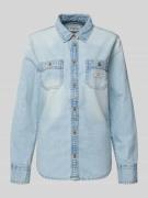 Guess Jeans Regular Fit Jeansbluse mit Brusttaschen und Label-Detail i...