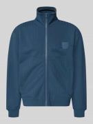 HUGO Regular Fit Sweatjacke aus Baumwoll-Mix Modell 'DAVRONTO' in Rauc...