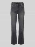 Angels Straight Fit Jeans aus Baumwoll-Mix Modell 'CICI' in Anthrazit,...
