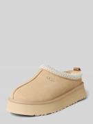 UGG Hausschuhe mit Label-Detail Modell 'Tazz' in Sand, Größe 39