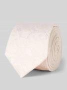 Monti Krawatte aus Seide mit Paisley-Muster (6 cm) in Ecru, Größe 1