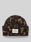 MADS NØRGAARD Mütze aus Schurwoll-Mix Modell 'Tosca Anuska' in Dunkelb...