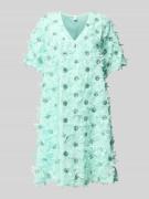 YAS Cocktailkleid mit Pailletten Modell 'ABELONE' in Mint, Größe L