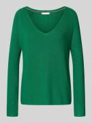 Tommy Hilfiger Regular Fit Strickpullover aus reiner Baumwolle in Dunk...