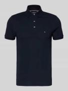 Tommy Hilfiger Slim Fit Poloshirt mit Stretch-Anteil in Marine, Größe ...