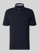 Tommy Hilfiger Regular Fit Poloshirt mit Logo-Stitching in Marine, Grö...
