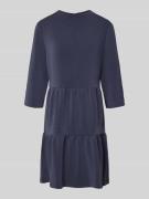 s.Oliver BLACK LABEL Knielanges Freizeitkleid mit hochgeschlossenem Au...