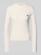 Guess Activewear Longsleeve mit Label-Detail Modell 'SONIA' in Offwhit...