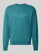 Hugo Blue Regular Fit Sweatshirt aus reiner Baumwolle Modell 'NIEROFIX...