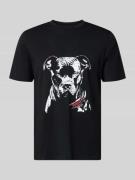 HUGO Regular Fit T-Shirt aus reiner Baumwolle Modell 'DUBROX' in Black...