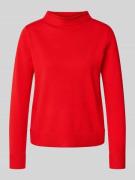 Betty Barclay Strickpullover mit gerippten Abschlüssen in Rot, Größe 3...