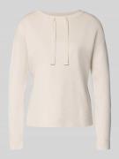 Betty Barclay Strickpullover mit Tunnelzug in Sand, Größe 36