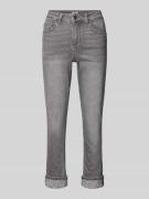 Liu Jo White Jeans mit Eingrifftaschen Modell 'MONROE' in Hellgrau, Gr...