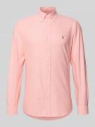 Polo Ralph Lauren Freizeithemd mit Knopfleiste in Lachs, Größe L