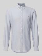 Polo Ralph Lauren Freizeithemd mit Knopfleiste in Anthrazit, Größe L