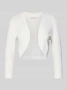 Jake*s Cocktail Bolero mit Schalkragen in Offwhite Melange, Größe 34