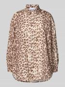 VILLA SOPHIE Relaxed Fit Hemdbluse aus Baumwoll-Leinen-Mix Modell 'ROM...