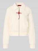 MAX&Co. Slim Fit Sweatjacke aus reiner Baumwolle Modell 'EROICO' in Of...