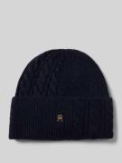 Tommy Hilfiger Beanie mit Woll- und Alpaka-Anteil in Marine, Größe 1