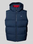 Tommy Jeans Steppjacke mit Label-Stitching in Dunkelblau, Größe L