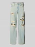 Levi's® Jeans im Used-Look Modell 'MIDDY' in Hellblau, Größe 24/31