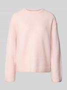 Gina Tricot Strickpullover mit Woll-Anteil in Rosa, Größe L