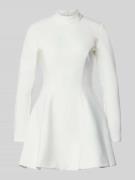 Bardot Cocktailkleid mit Stehkragen Modell 'ZEPHYRA' in Offwhite, Größ...