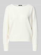 Someday Strickpullover mit U-Boot-Ausschnitt Modell 'UTIBBY' in Offwhi...