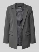 Pieces Blazer mit Reverskragen Modell 'Bossy' in Anthrazit, Größe L