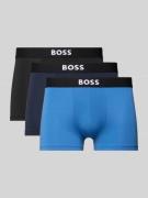 BOSS Trunks im 3er-Pack Modell 'MICRO ONE' in Blau, Größe L
