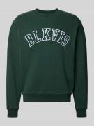 BLKVIS Sweatshirt mit Logo und Rundhalsausschnitt in Dunkelgruen, Größ...