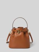 Lauren Ralph Lauren Bucket Bag aus echtem Rindsleder in Cognac, Größe ...