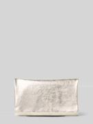 Abro Clutch aus echtem Leder Modell 'Mimosa' in Metallic Beige, Größe ...