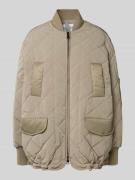 Blonde No. 8 Steppjacke mit Strukturmuster in Khaki, Größe 40