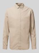 MCNEAL Freizeithemd mit Button-Down-Kragen in Kitt, Größe S