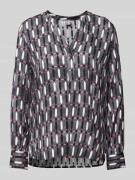 Emily Van den Bergh Bluse mit Rüschen in BLACK, Größe 36