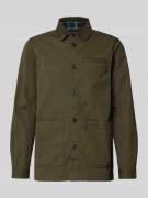 Barbour Regular Fit Hemdjacke aus reiner Baumwolle in Oliv, Größe L