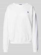 Polo Ralph Lauren Oversized Sweatshirt mit Logo-Stitching in Weiss, Gr...