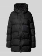 RAINS Steppjacke mit Eingrifftaschen Modell 'Alta Long' in Black, Größ...