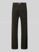 Samsøe Samsøe Cordhose mit elastischem Bund Modell 'JABARI' in Dunkelg...