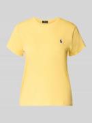 Polo Ralph Lauren T-Shirt mit Label-Stitching in GELB, Größe L